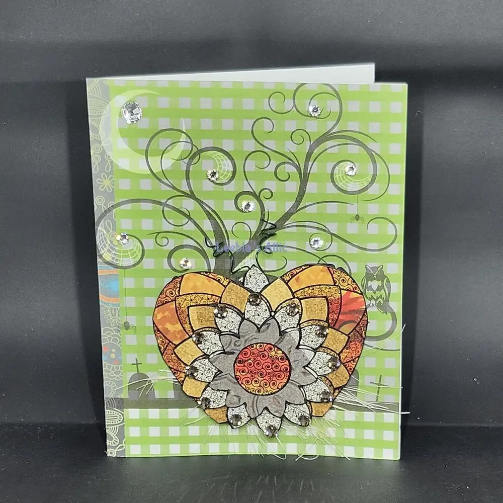 Handmade Dimensional Card - Generic - Hallo Pumpkin